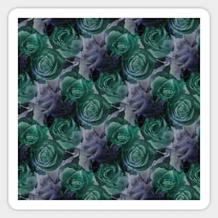 Seamless Repeating Pattern Of Roses Sticker